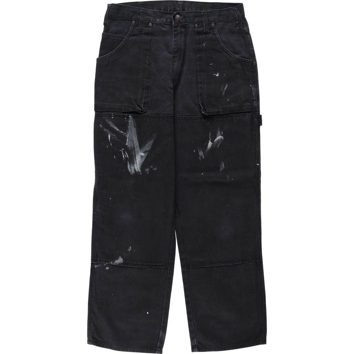 古着 ディッキーズ Dickies RELAXED FIT ペイント ダブルニー ダックペインターパンツ メンズw31相当/rab181216