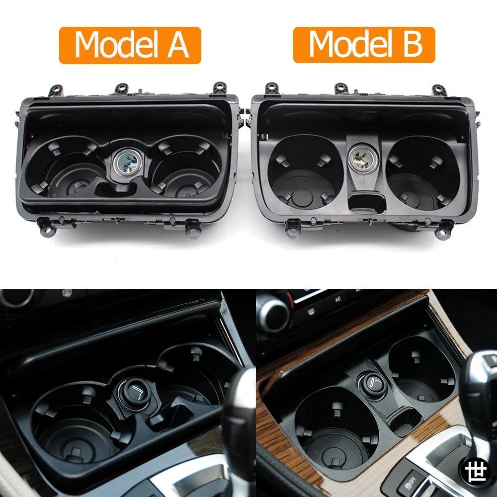BMW 5シリーズ F10 F11 LCI 520 523 525 528 530 535 540用 車内フロントセンターコンソールドリンク/ウォーターカップホルダーアセンブリ