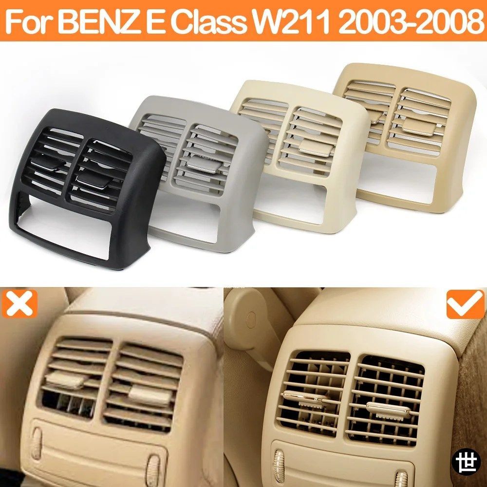 メルセデスベンツ Eクラス W211 2003-2008 E200 E230 E260 E280用リアエアコングリルパネルカバー 21183100609