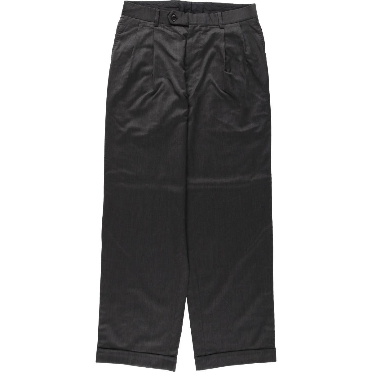 古着 ブルックスブラザーズ Brooks Brothers 346 ツータック ウールパンツ スラックス カナダ製 メンズw31相当/eaa622153