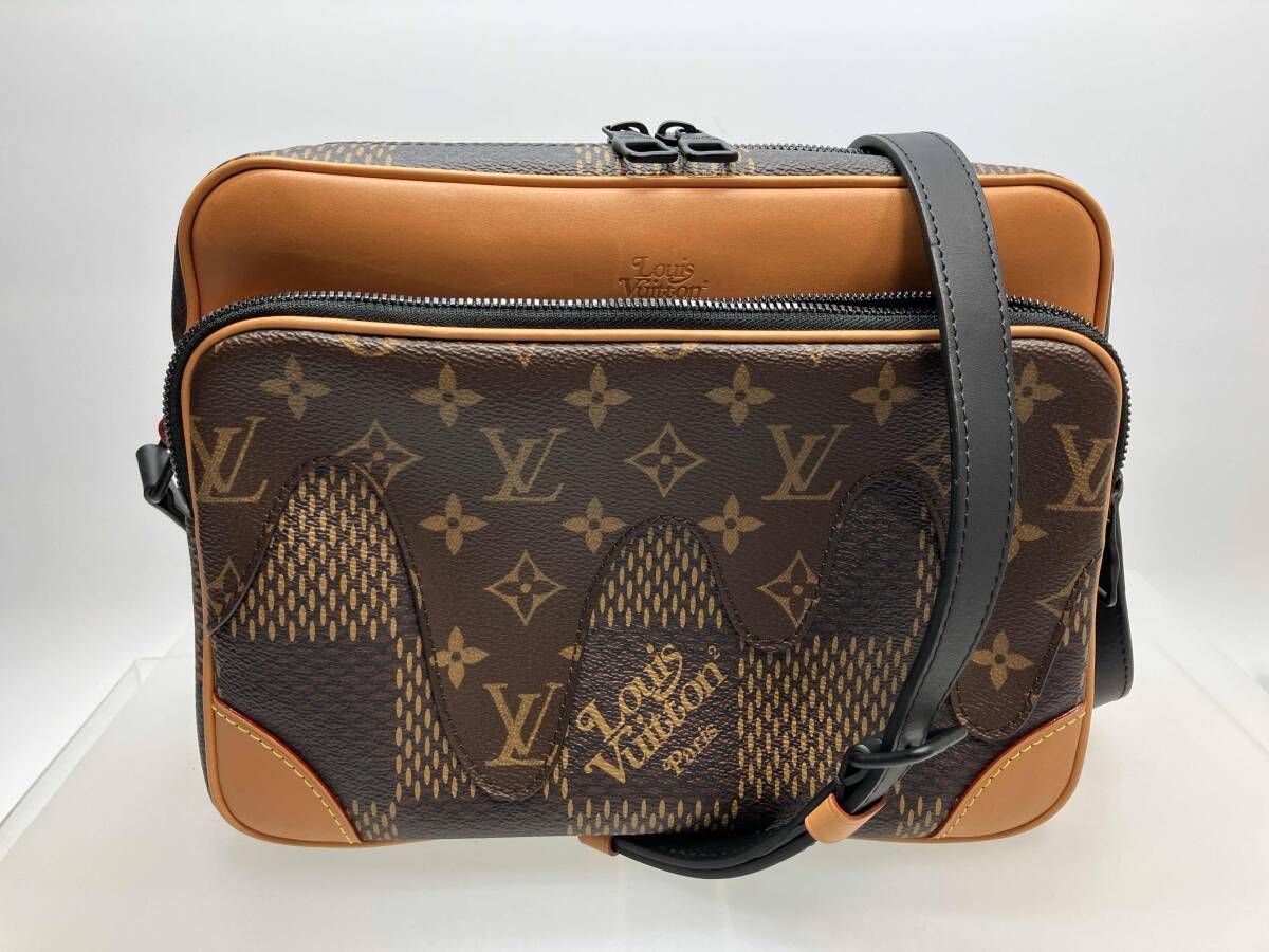 LOUIS VUITTON ルイヴィトン ダミエ ジャイアント ナイルメッセンジャ-PM N40359 ショルダー バッグ クロスボディバッグ ブラウン