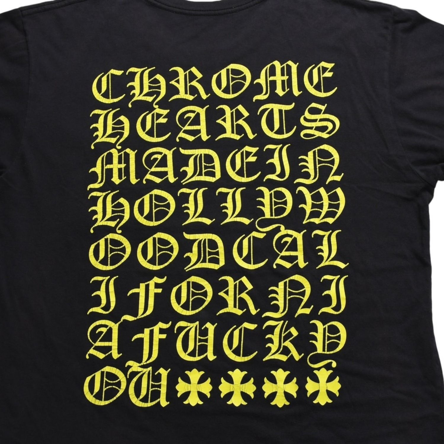 CHROME HEARTS クロムハーツ ヴァーティカルロゴ Tシャツ スクロール 