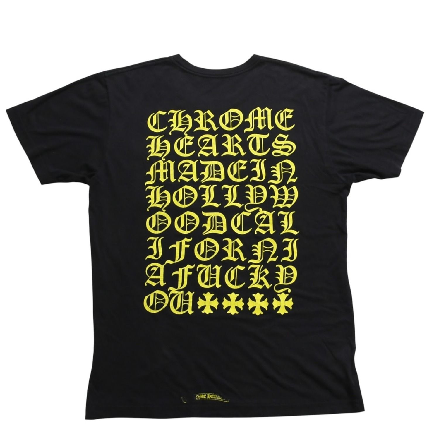 CHROME HEARTS クロムハーツ ヴァーティカルロゴ Tシャツ スクロール 