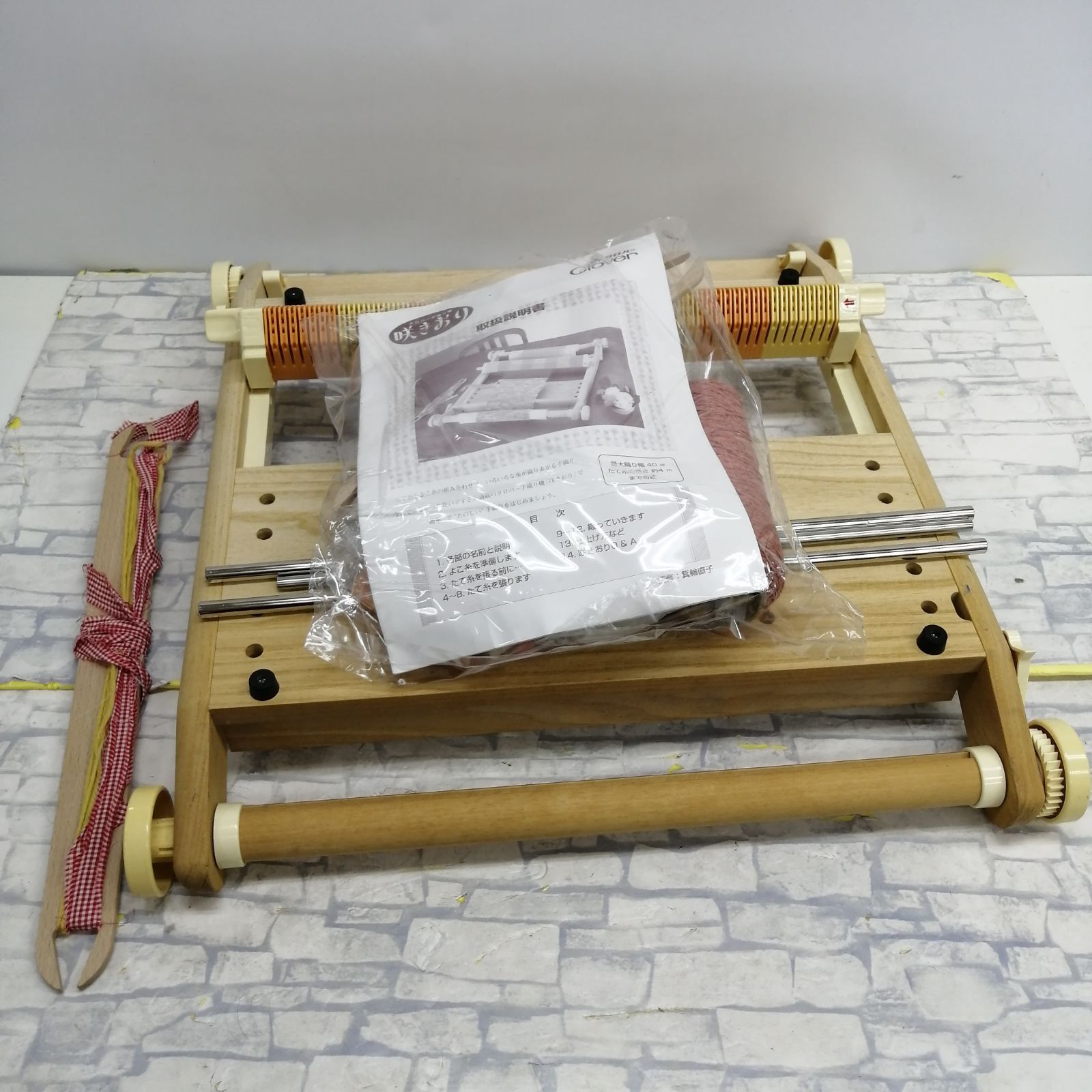 【動作品】Clover 手織り機 咲きおり 40cm M2317-hkky4