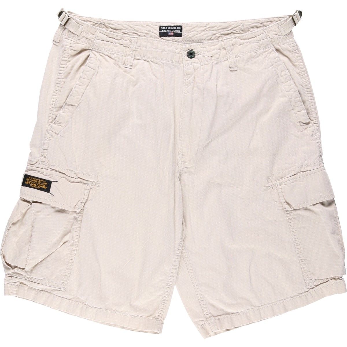 古着 00年代 ラルフローレン Ralph Lauren POLO JEANS COMPANY リップストップ ミリタリー カーゴショーツ ハーフパンツ/eaa621372