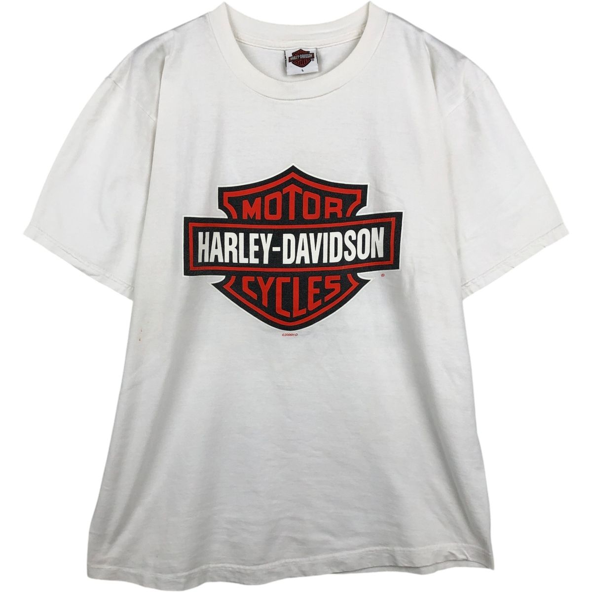 古着 00年代 ハーレーダビッドソン Harley-Davidson モーターサイクル バイクTシャツ USA製 メンズL相当/eaa648816