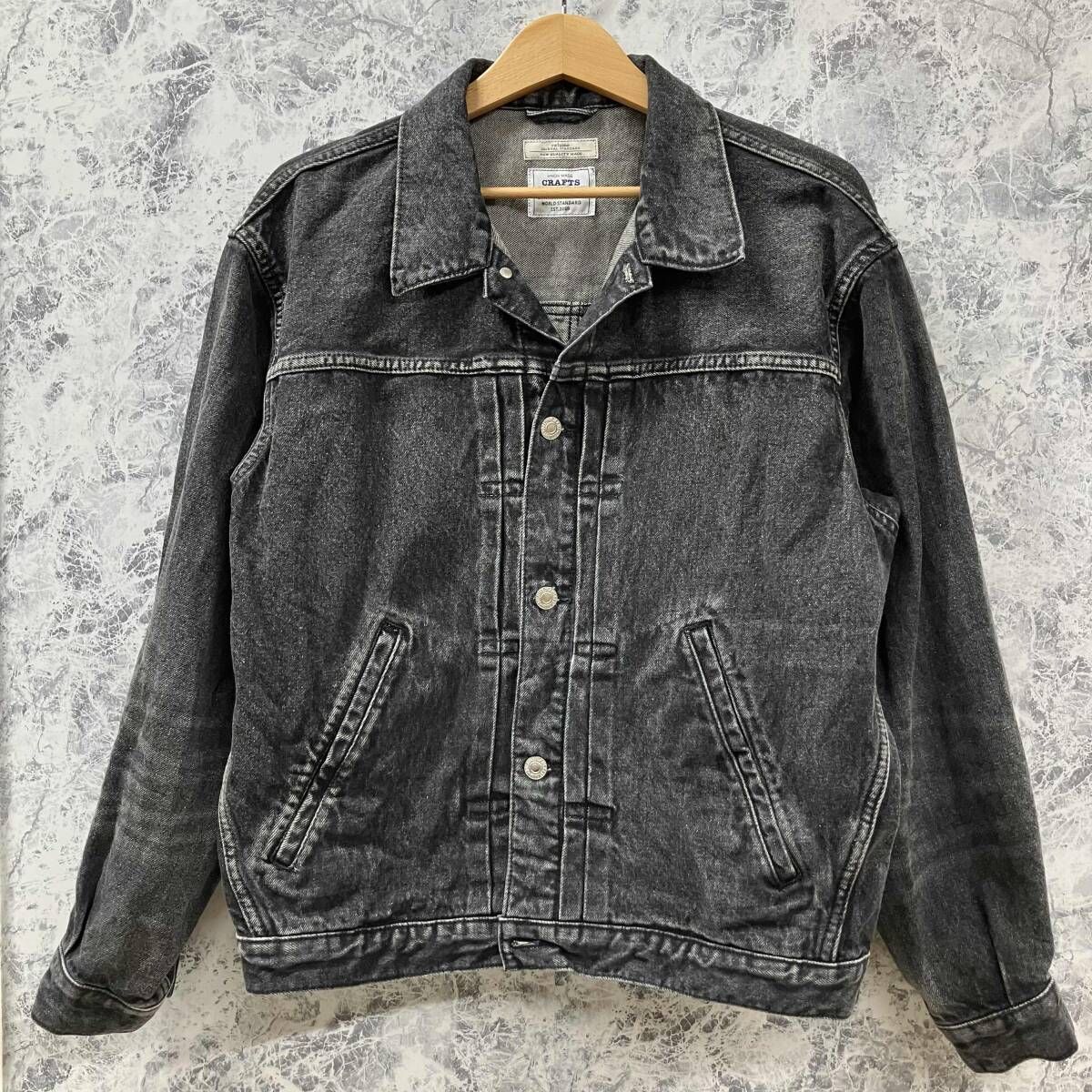 JOURNAL STANDARD / ジャーナルスタンダード relume クラフトデニムトラッカージャケット ブラック Mサイズ