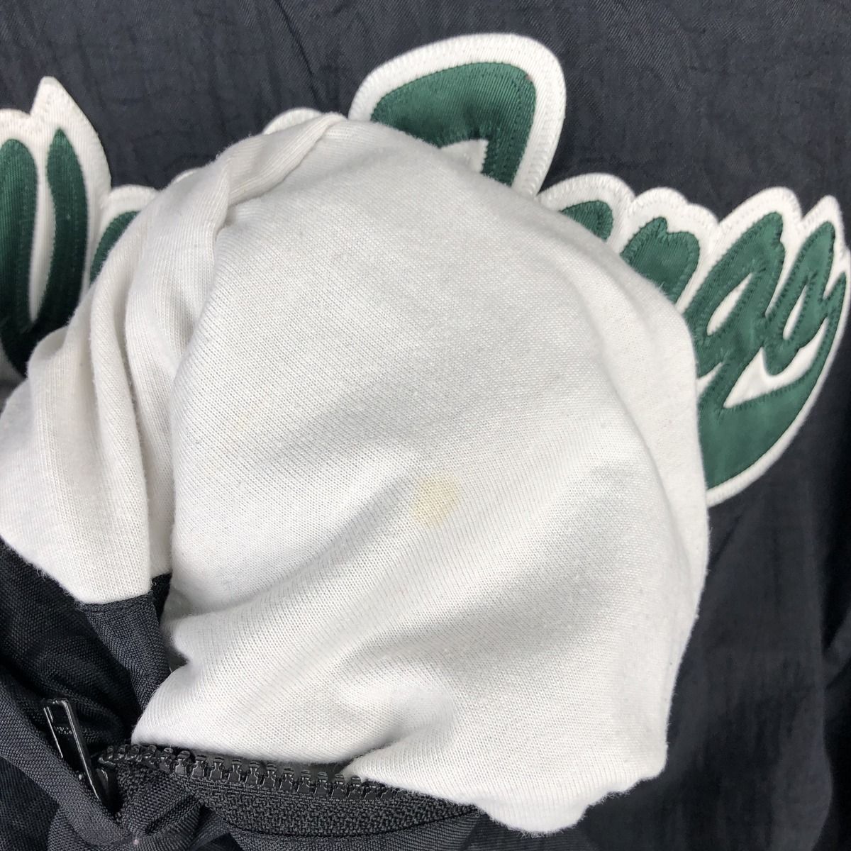 古着 90年代 チャンピオン Champion カレッジ Vネック ナイロンプル