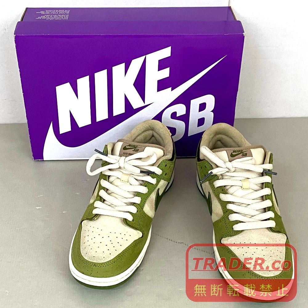 03w27152【箱付き】 Yuto Horigome × Nike SB Dunk Low Matcha 堀米雄斗 (ホリゴメユウト) × ナイキ SB ダンク ロー 抹茶 27.5cm メンズ スニーカー HF8022-300