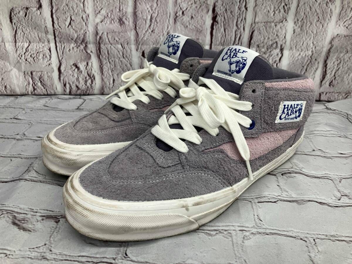 VANS ﾊﾞﾝｽﾞ ｽﾆｰｶｰHalf Cab LX Hairy Suede Gray 721278