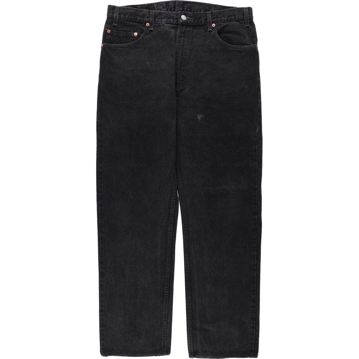 古着 90年代 リーバイス Levi's 505 REGULAR FIT STRAIGHT LEG ブラックデニム テーパードデニムパンツ メンズw36相当/eaa649306