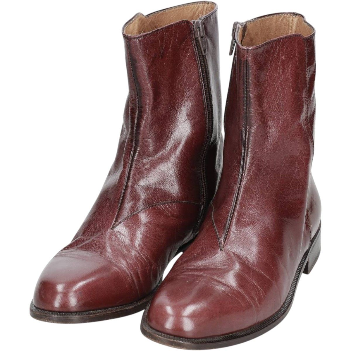 古着 CHARLES JOURDAN サイドジップブーツ 5 1/2 E レディース24.0cm相当/saa015300