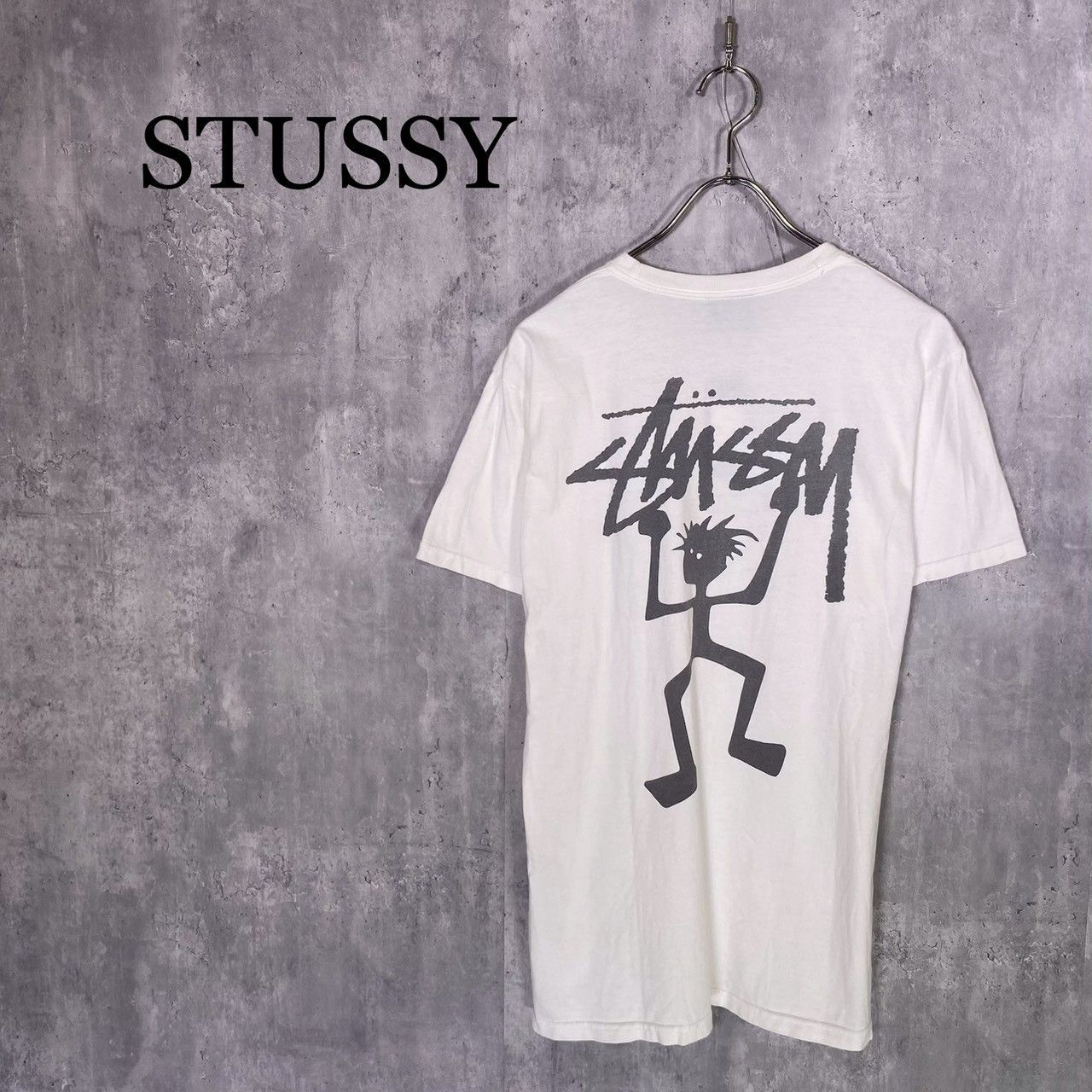 『STUSSY』ステューシー (S) ウォーリアマンプリントTシャツ メンズ