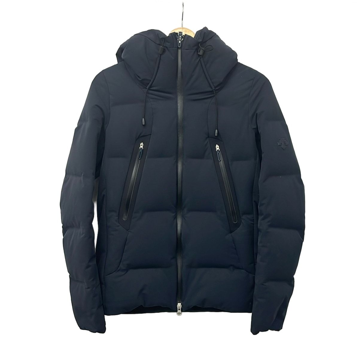 DESCENTE(デサント) ダウンジャケット サイズL レディース - ネイビー 長袖/冬