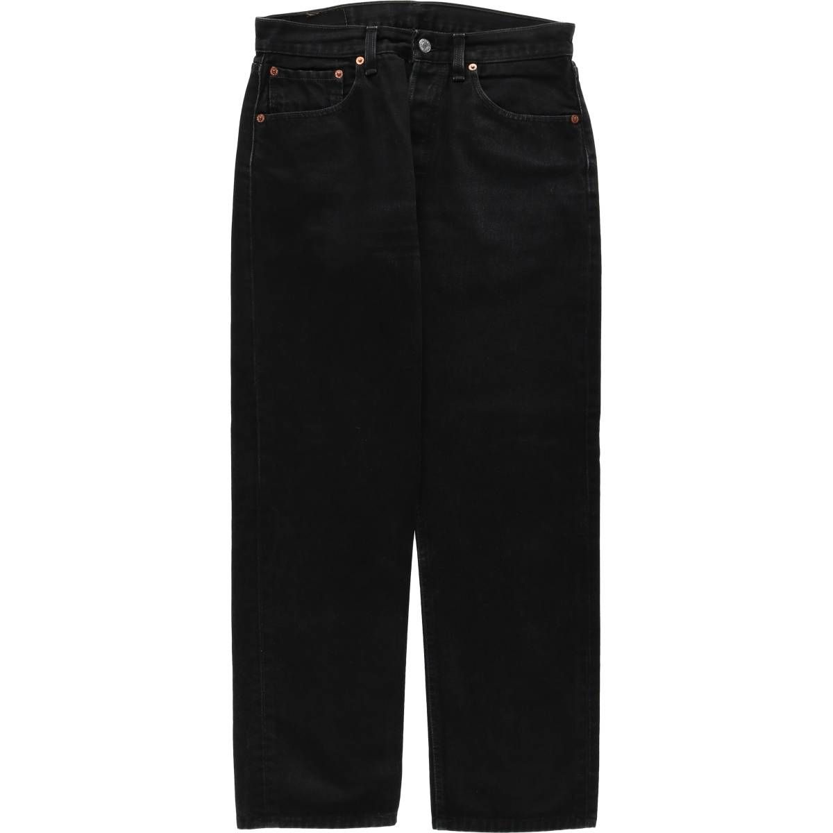 古着 90年代 リーバイス Levi's 6501-0660 ブラックデニム ストレートデニムパンツ USA製 レディースXL(w31)相当 ヴィンテージ/eaa649229