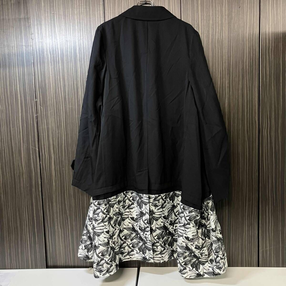 COMME des GARÇONS ドッキングコートM 22SS COMME des GARCONS HOMME PLUS コート ウールギャバドッキング