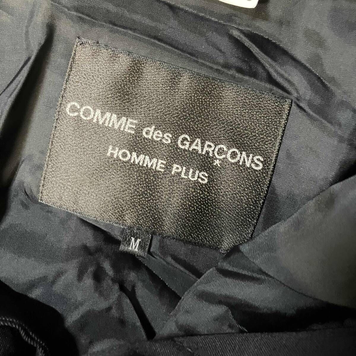 22SS COMME des GARCONS HOMME PLUS コート ウールギャバドッキング 