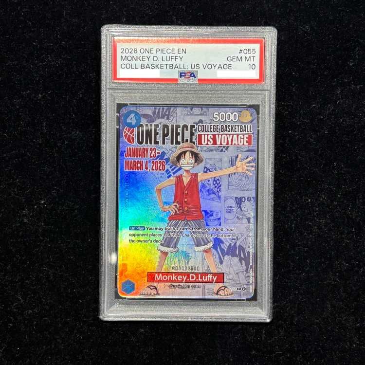 PSA10】 モンキー・D・ルフィ 《英語版》 (COLLEGE BASKETBALL US