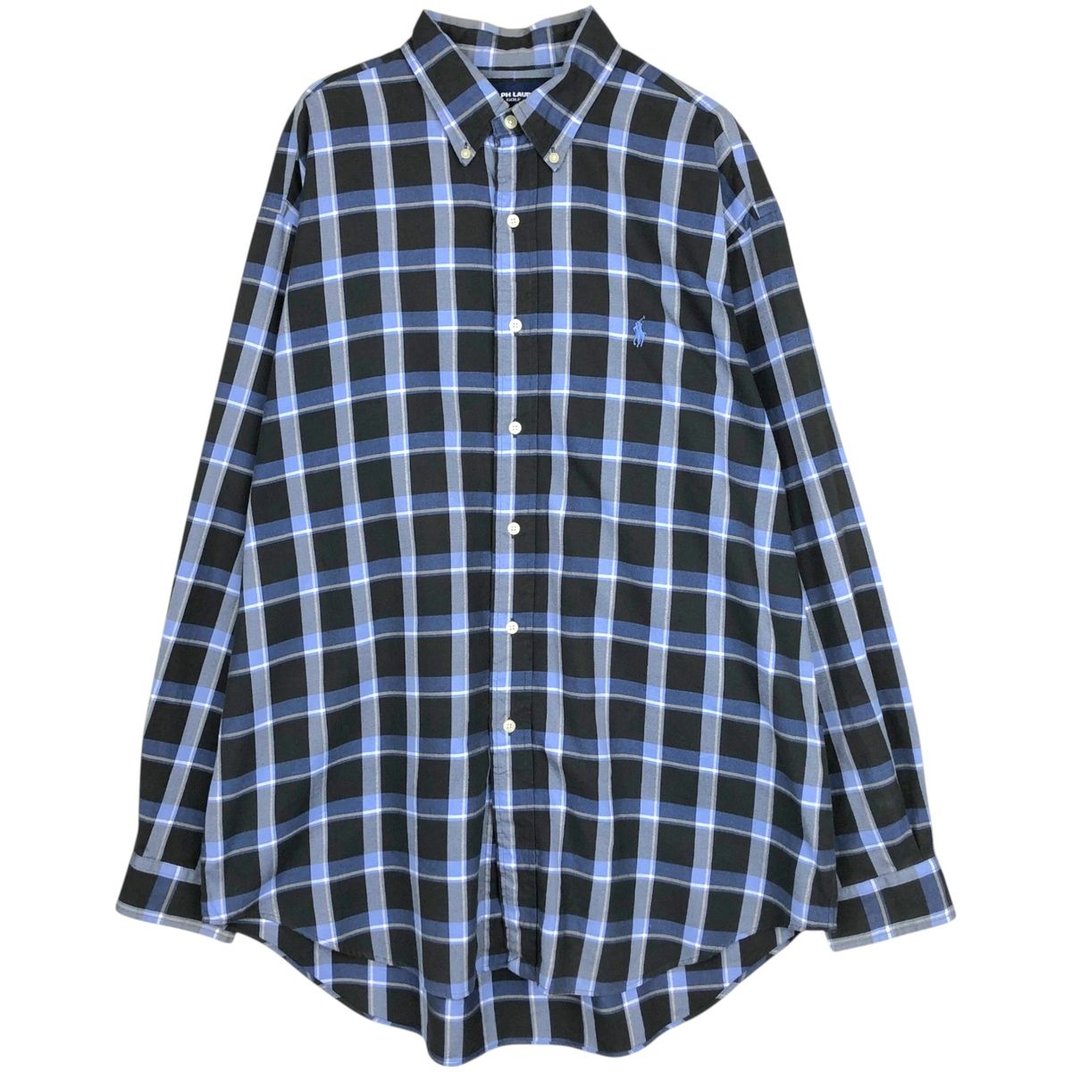 古着 ラルフローレン Ralph Lauren GOLF TILDEN 長袖 ボタンダウンチェックシャツ メンズL相当/eaa649267