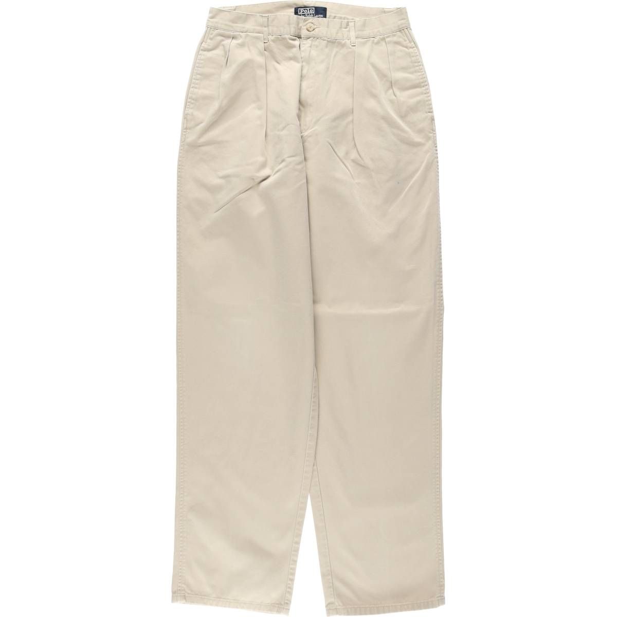 古着 ラルフローレン Ralph Lauren POLO by Ralph Lauren ツータック チノパンツ メンズw30相当/eaa648997