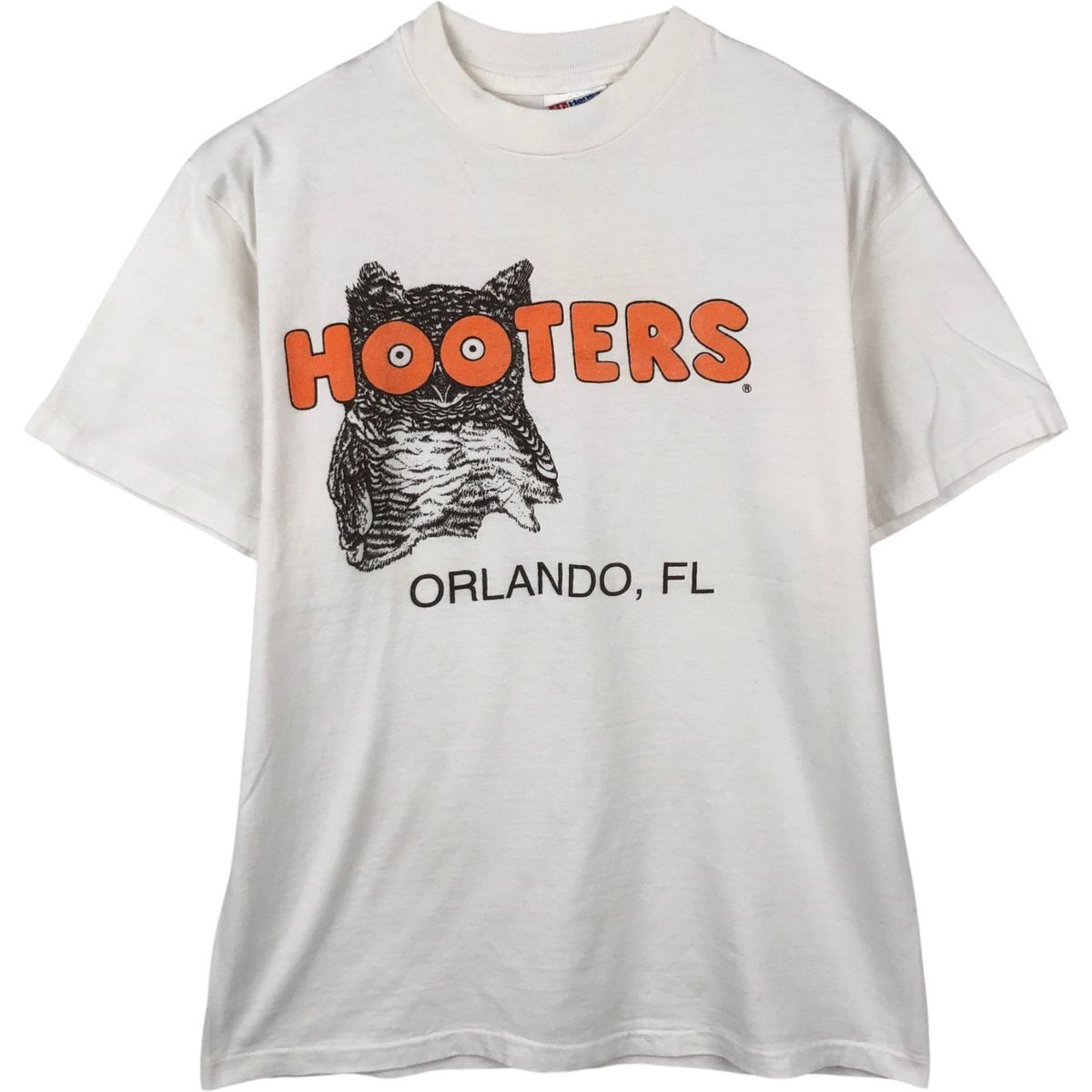 古着 90年代 ヘインズ Hanes HOOTERS フーターズ アドバタイジングTシャツ USA製 メンズM相当 ヴィンテージ/eaa648711 6,270円