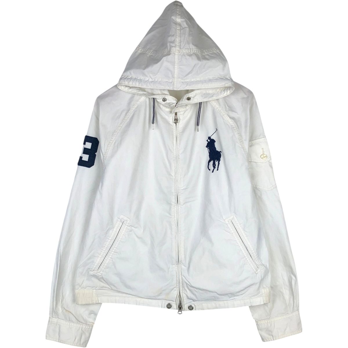 古着 ラルフローレン Ralph Lauren POLO by Ralph Lauren ビッグポニー コットンパーカー メンズL相当/eaa648960