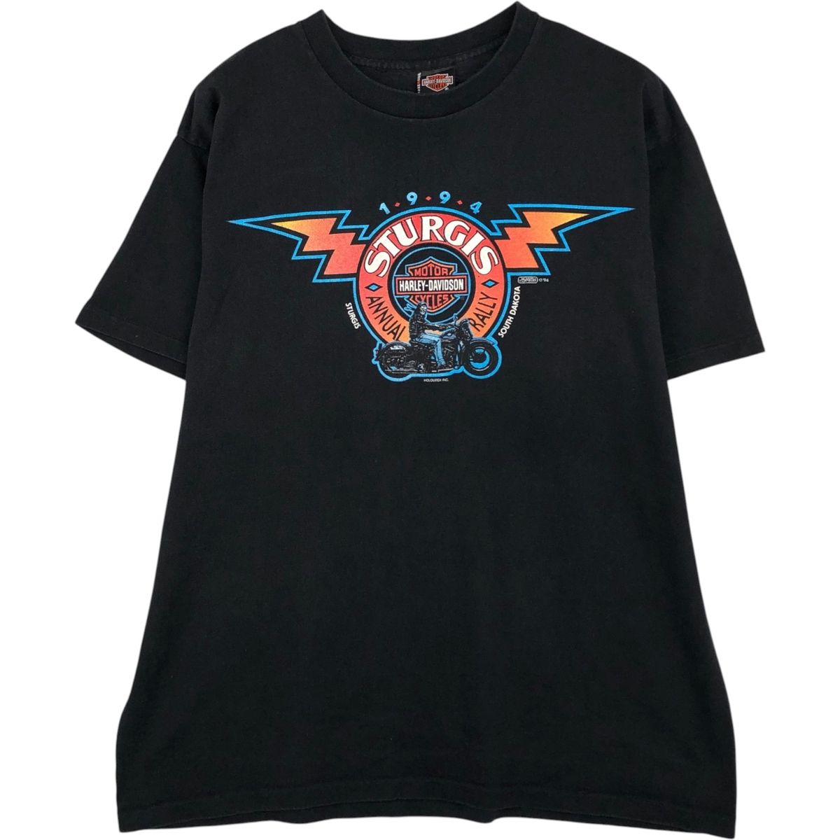 古着 90年代 ハーレーダビッドソン Harley-Davidson モーターサイクル バイクTシャツ USA製 メンズXL相当 ヴィンテージ/eaa648593