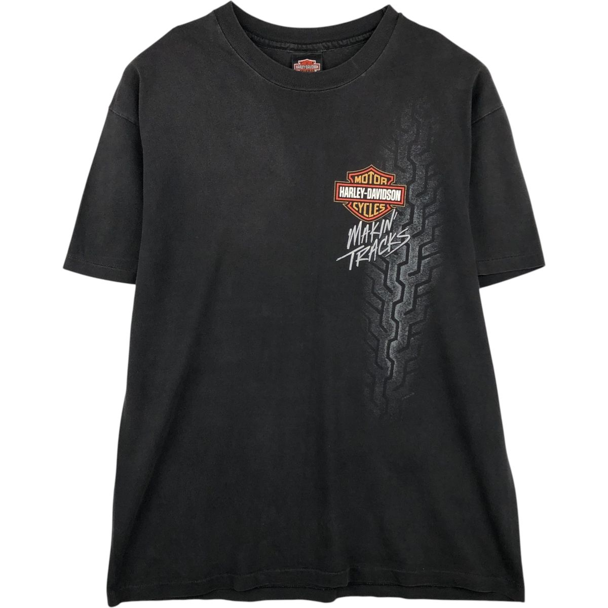 古着 90年代 ハーレーダビッドソン Harley-Davidson モーターサイクル バイクTシャツ USA製 メンズXL相当 ヴィンテージ/eaa648594