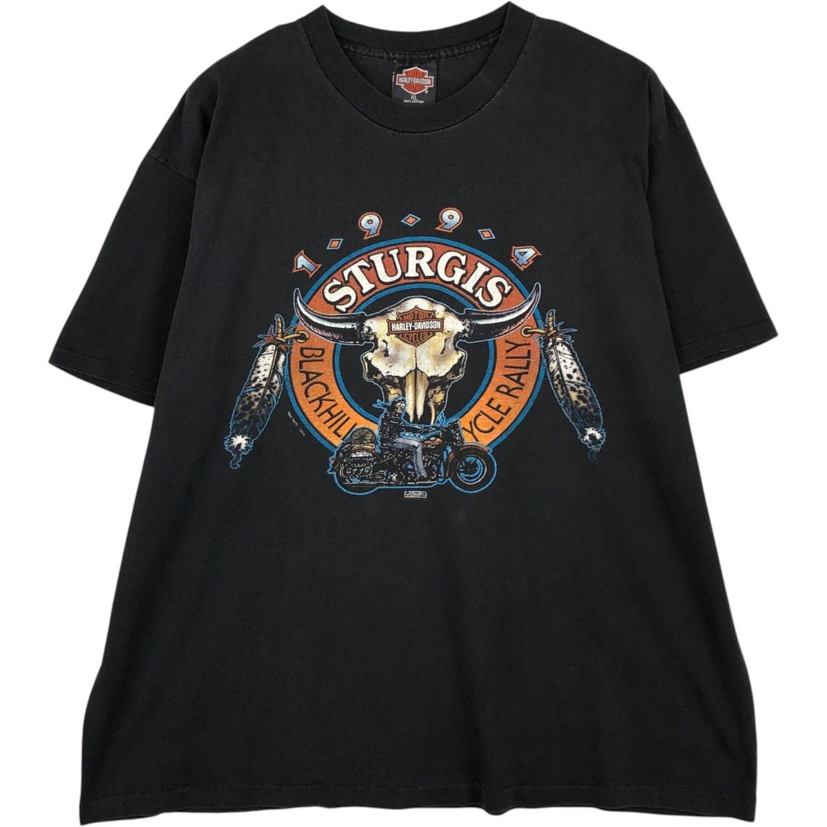 古着 90年代 ハーレーダビッドソン Harley-Davidson モーターサイクル バイクTシャツ USA製 メンズXL相当 ヴィンテージ/eaa648600