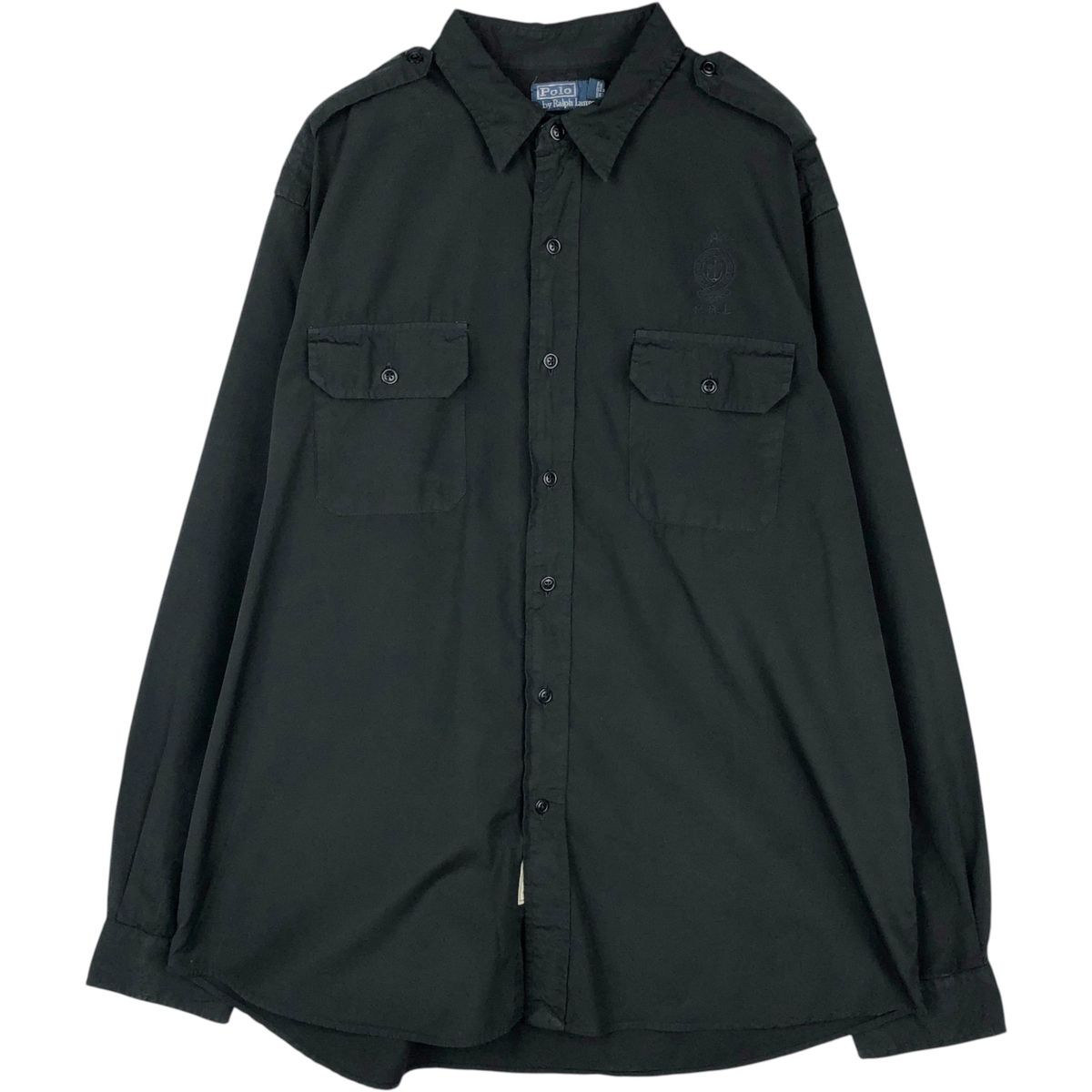 古着 ラルフローレン Ralph Lauren POLO by Ralph Lauren 長袖 コットンシャツ メンズXL相当/eaa649249