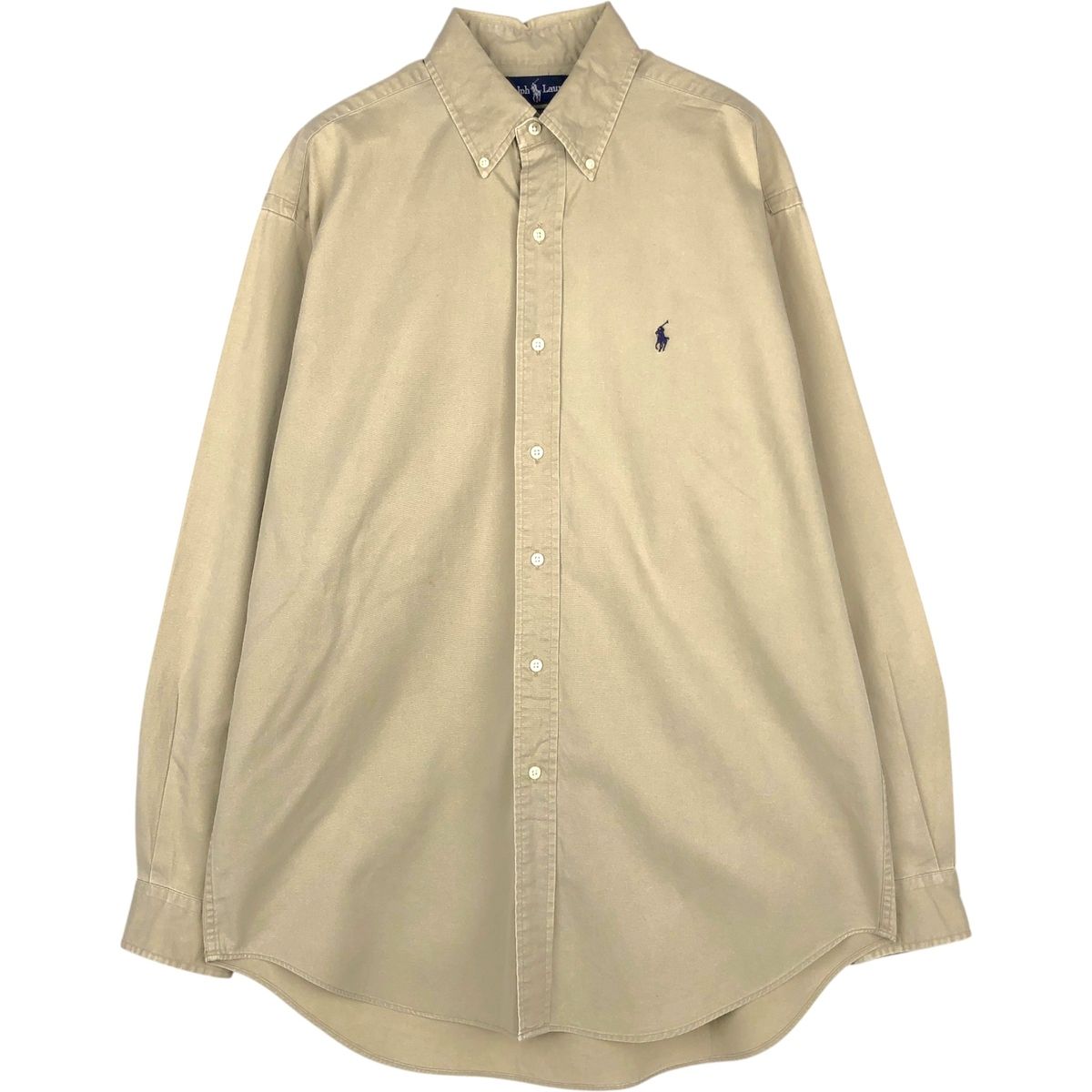 古着 ラルフローレン Ralph Lauren BLAIRE 長袖 ボタンダウンシャツ メンズM相当/eaa649247