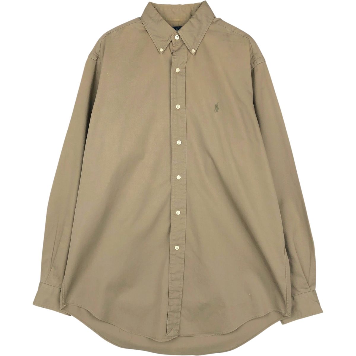 古着 ラルフローレン Ralph Lauren YARMOUTH 長袖 ボタンダウンシャツ メンズM相当/eaa649248