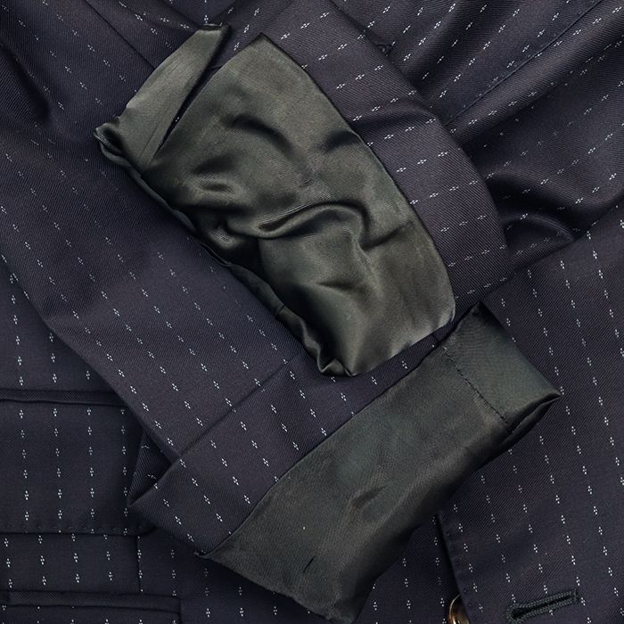 GUCCI グッチ スーツ セットアップ 50R グレー ストライプ モヘア混 GUCCI グッチ セットアップ スーツ サイズ 7-50R メンズ ドット