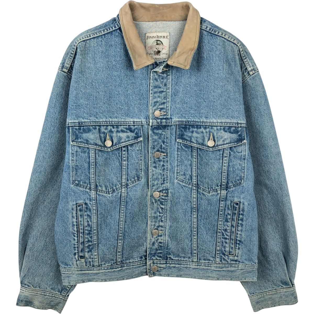 古着 80年代~ バナナリパブリック BANANA REPUBLIC デニムジャケット Gジャン メンズL相当 ヴィンテージ/eaa649043