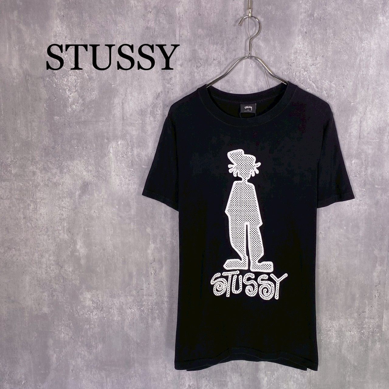 『STUSSY』ステューシー (S) シャドーマンプリント Tシャツ メンズ