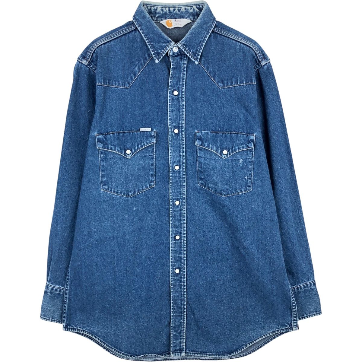 古着 カーハート Carhartt 長袖 ウエスタンシャツ メンズL相当/eaa649019