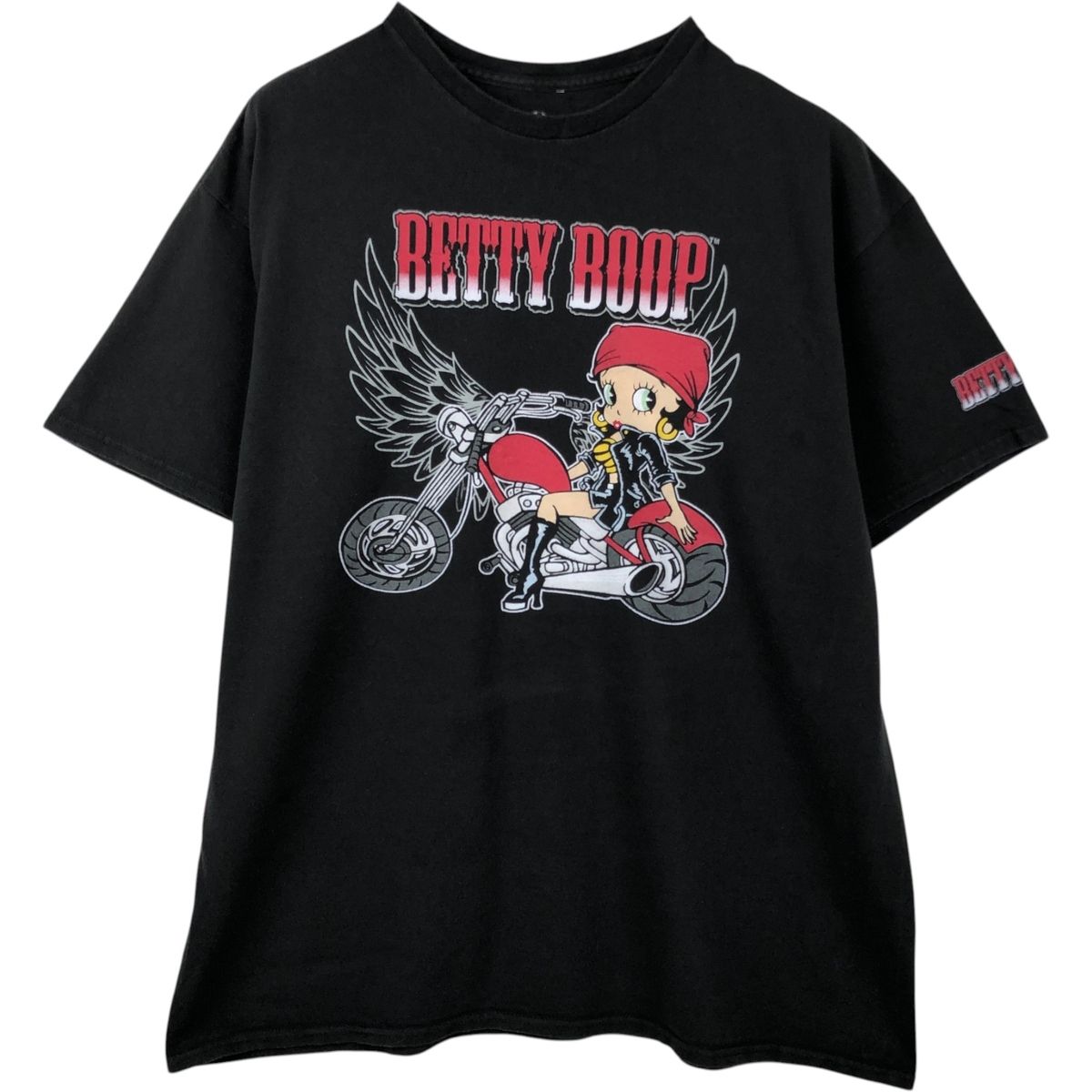 古着 BETTY BOOP ベティブープ キャラクタープリントTシャツ メンズXL相当/eaa648201
