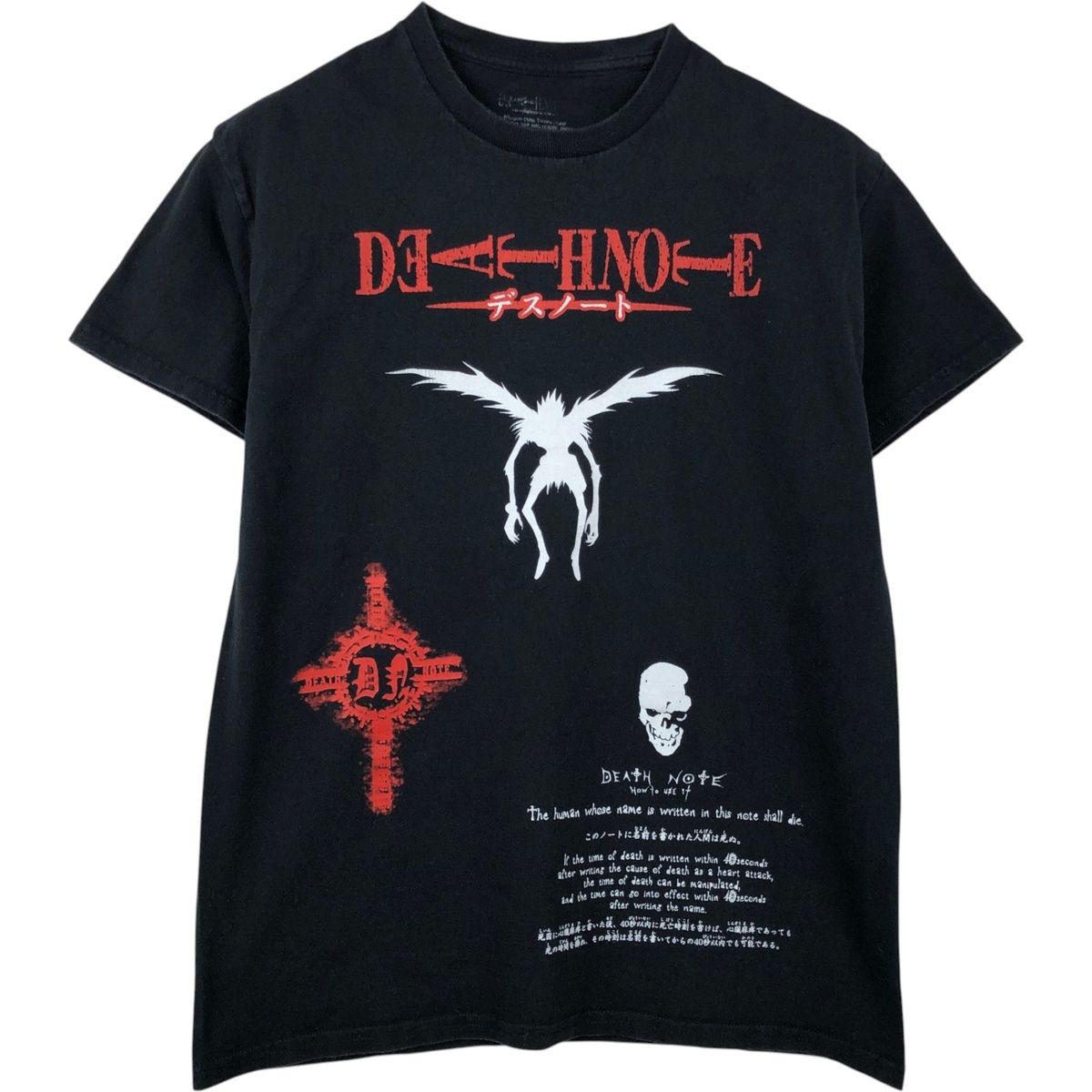 古着 DEATH NOTE デスノート リューク アニメ キャラクタープリントTシャツ メンズM相当/eaa648240