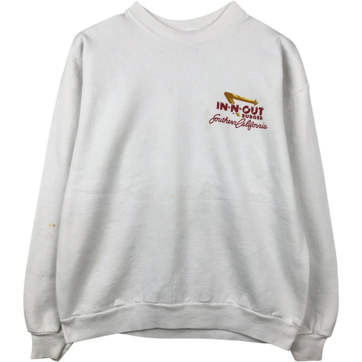 古着 90~00年代 ヘインズ Hanes IN-N-OUT BURGER インアンドアウトバーガー アドバタイジング スウェットシャツ トレーナー/eaa650148