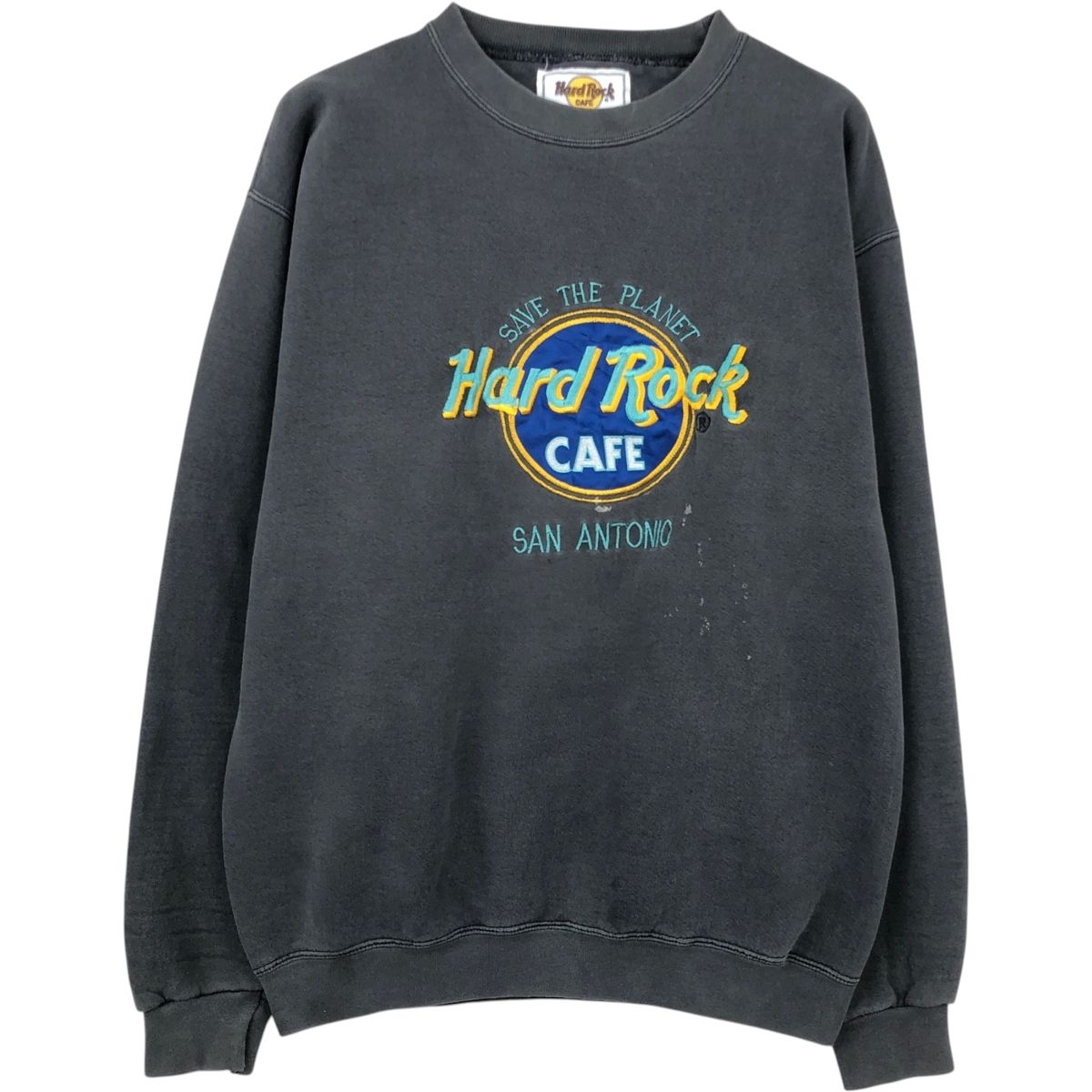 古着 90年代 HARD ROCK CAFE ハードロックカフェ アドバタイジング スウェットシャツ トレーナー USA製 メンズM相当/eaa650149