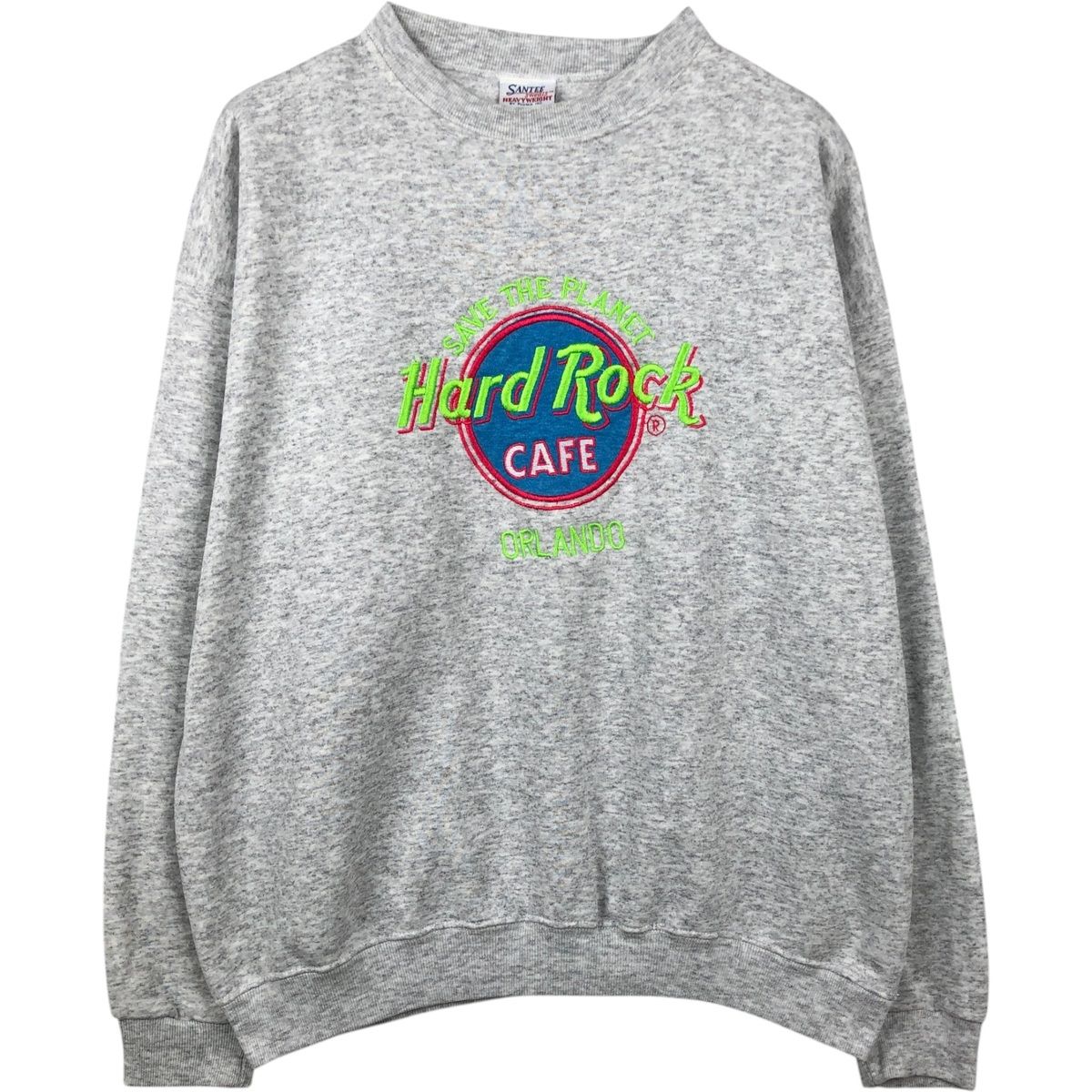 古着 90年代 PLUMA SANTEE SWEATS HARD ROCK CAFE ハードロックカフェ アドバタイジング スウェットシャツ トレーナー USA製/eaa650151