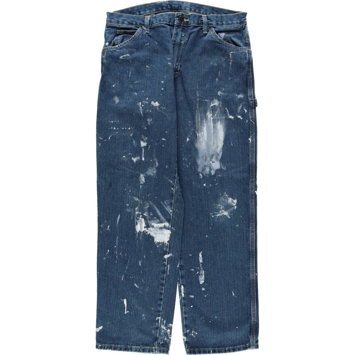 古着 ディッキーズ Dickies ペイント デニムペインターパンツ メンズw34相当/eaa649411