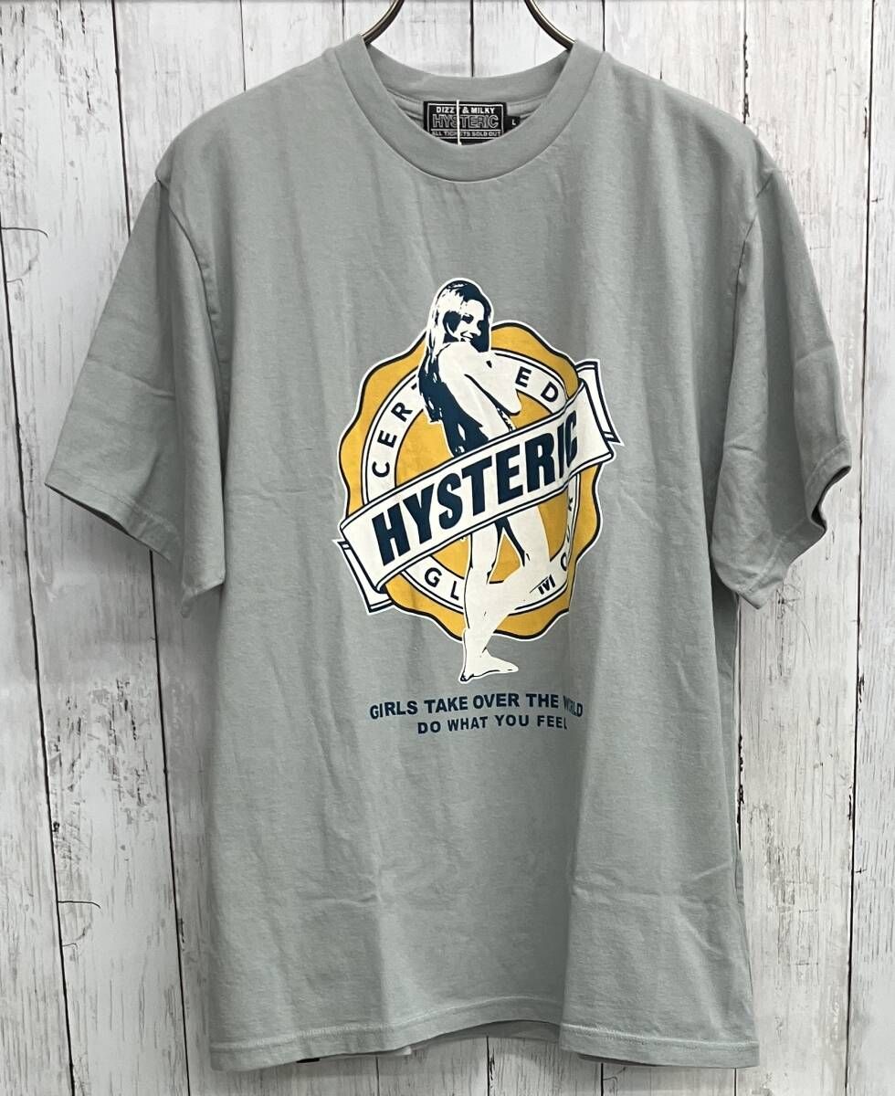 HYSTERIC GLAMOUR 半袖Tシャツ ヒステリックグラマー クルーネック size L