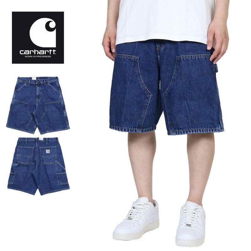 カーハート WIP ショートパンツ CARHARTT WIP デニムショーツ ジーンズ ハーフパンツ デニムショートパンツ メンズ ブランド 大きいサイズ おしゃれ おすすめ 人気 carhartt191 ブルー 30 32 34 36