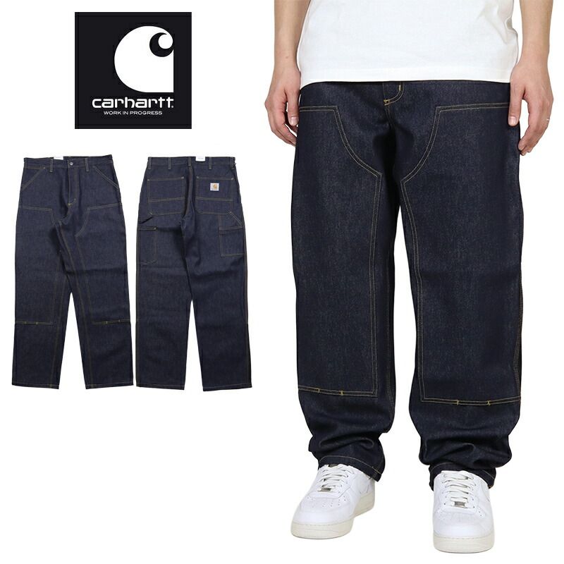 カーハート WIP パンツ CARHARTT WIP ワークインプログレス デニムパンツ ノンウォッシュ リジッドデニム メンズ ブランド 大きいサイズ おしゃれ おすすめ 人気 carhartt201 ブルー 30 32 34 36