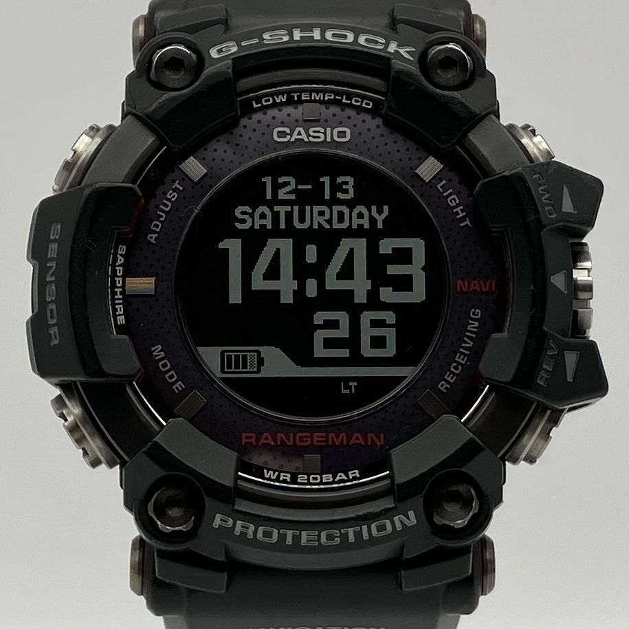 CASIO カシオ G-SHOCK Gショック レンジマン GPS電波ソーラー腕時計 GPR-B1000-1JR 稼動品
