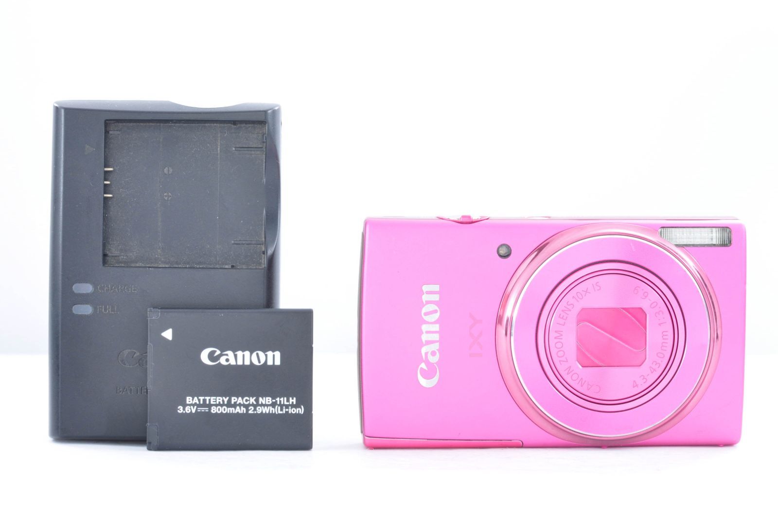 美品 Canon IXY 140 ピンク コンパクトデジタルカメラ バッテリー 充電