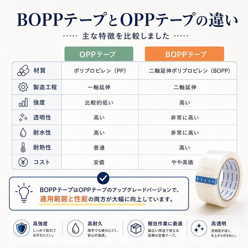 梱包テープ 54巻50mm×100m BOPPテープ 梱包用テープ - メルカリ