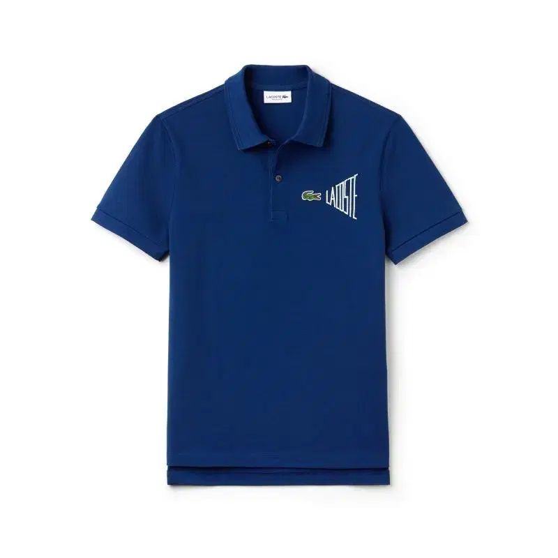 ラコステ メンズ カラーTシャツ ブルー 100 L ほぼ新品