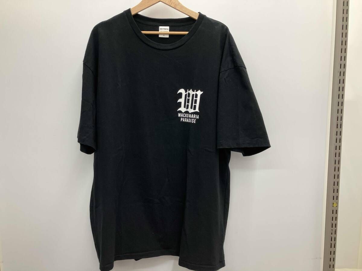 WACKO MARIA GUILTY PARTIES WACKO MARIA PARADISE ワコマリア ロゴTシャツ 半袖 黒 ブラック XL